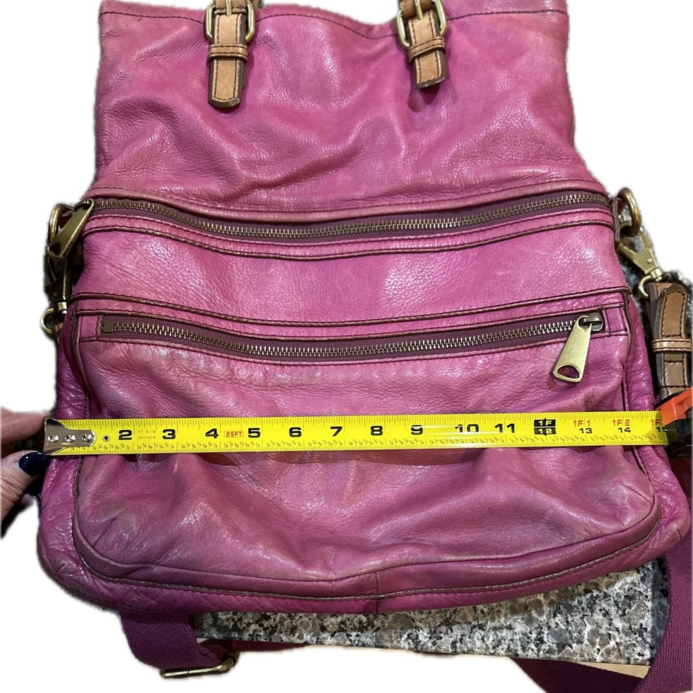 Fossil Burgundy Leather bag